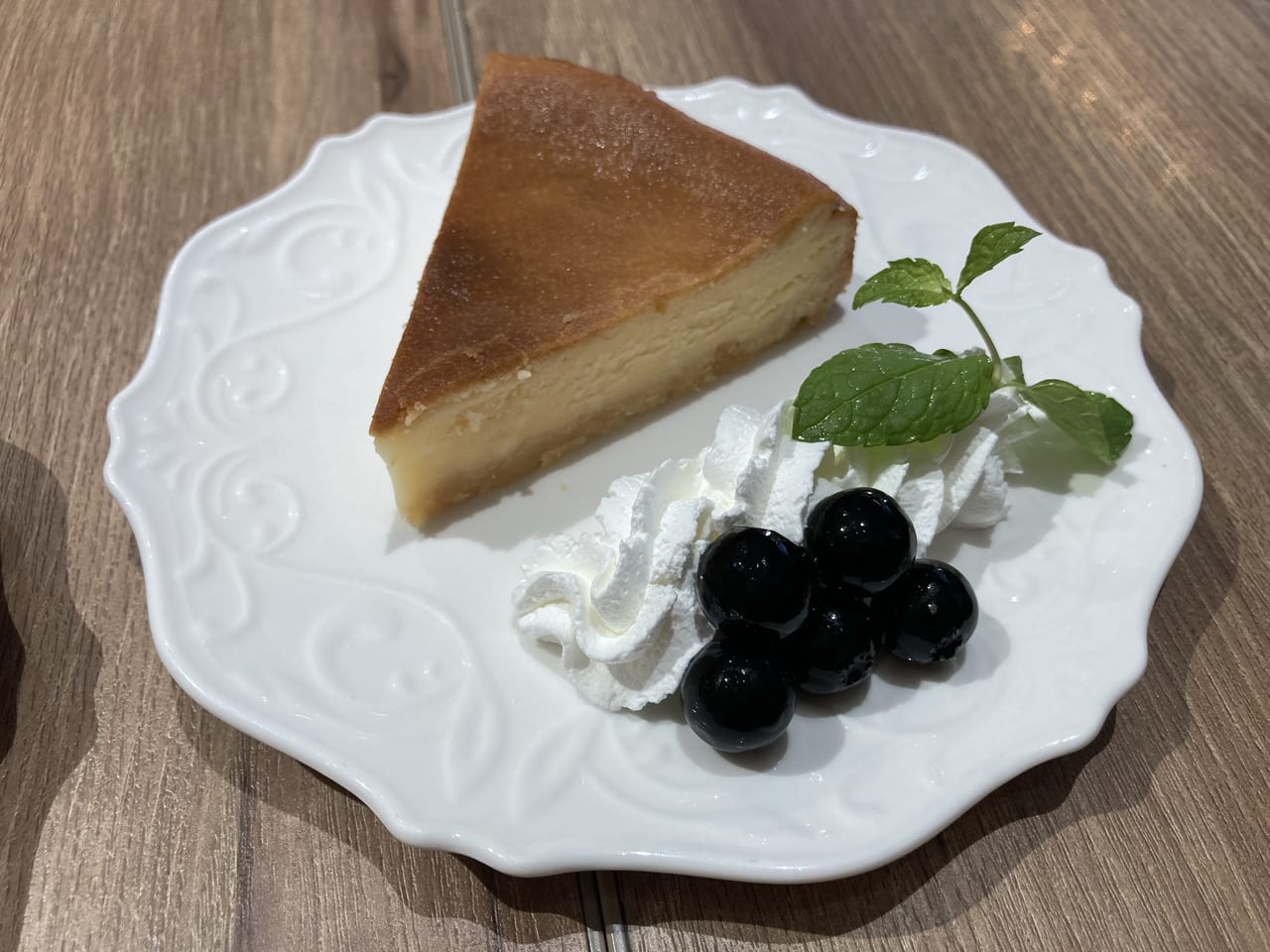 cafeoasisベイクドチーズケーキ