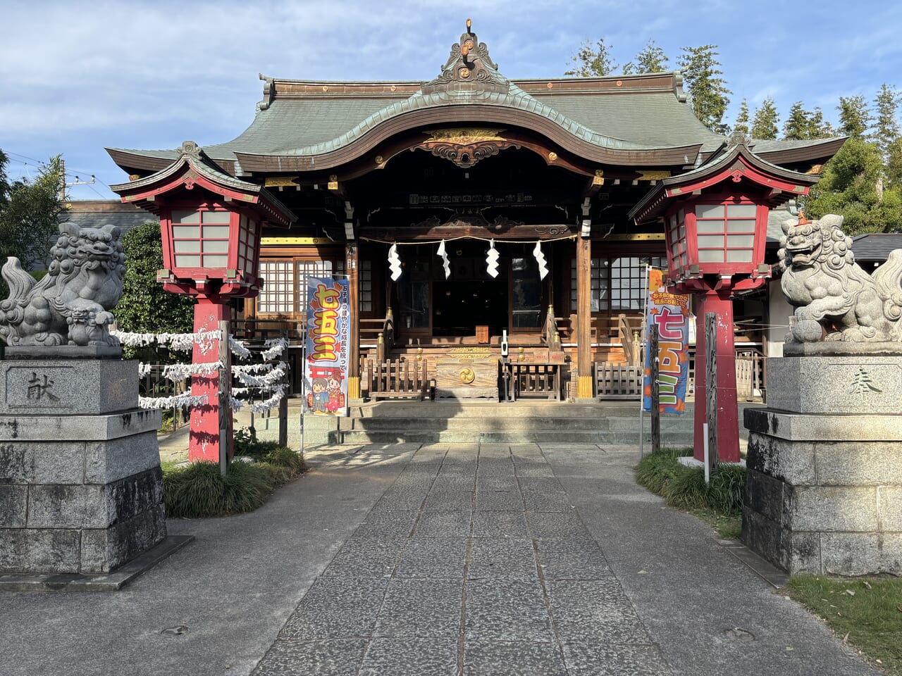 鷺宮八幡神社本堂
