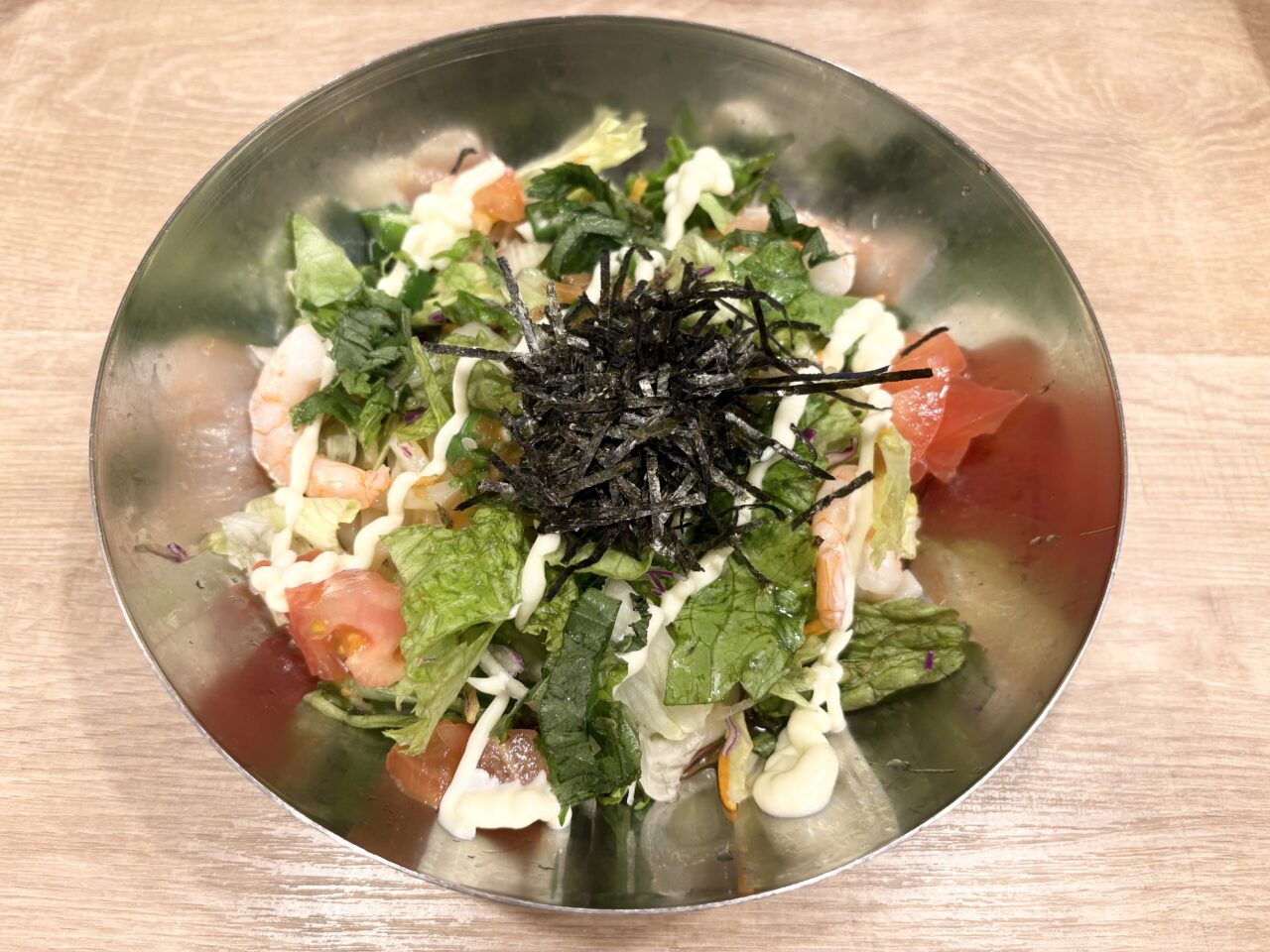 中野にある「ガスト 中野南口店」のねばとろサラダうどん